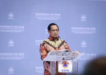 Mendagri Jelaskan Pentingnya Pelayanan Informasi Rawan Bencana di Rakornas 2023 
