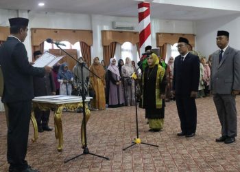 Wabup Merangin Lantik Tiga Pejabat Tinggi Pratama Hasil Lelang 2022