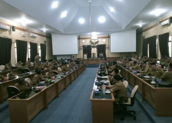 Waket I dan II DPRD Muarojambi Terima Rombongan Kades
