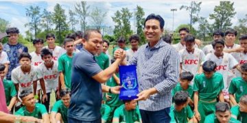 Kemenangan Tim Pra PON Jambi Ikut Disaksikan Ketua Asprov PSSI Jambi Fadhil Arief