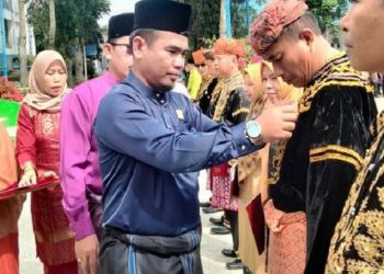 Ketua DPRD Fajran Hadiri Hari Amal Bhakti ke 77 Kota Sungai Penuh