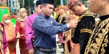 Ketua DPRD Fajran Hadiri Hari Amal Bhakti ke 77 Kota Sungai Penuh