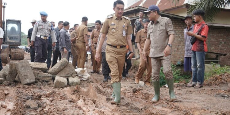 Pj Bupati Muaro Jambi Bachyuni Tinjau Kondisi Jalan Desa Bakung – Niaso
