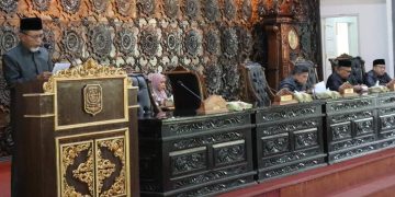 DPRD Merangin Gelar Rapat Paripurna Dengarkan Penyampaian LKPJ Bupati Tahun 2022