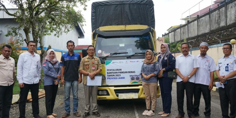 Kabupaten Merangin Launching Pelepasan Bantuan Pangan dari Pemerintah Pusat Untuk 24 Kecamatan 