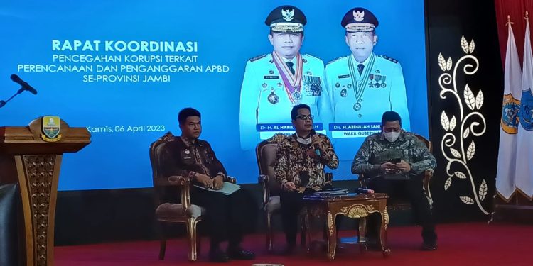 Gelar Rakor Di Jambi, KPK Ingatkan Kepala Daerah, DPRD dan Kades Hindari Korupsi