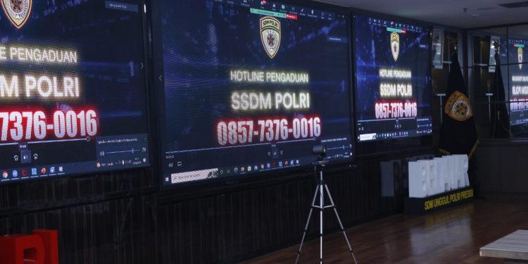 SSDM Polri Buka Hotline Pengaduan Masalah Rekrutmen Polisi 