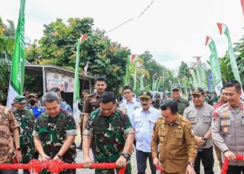 Kadis PUPR M.Fauzi Hadiri Penutupan Kegiatan Karya Bhakti TNI