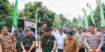 Kadis PUPR M.Fauzi Hadiri Penutupan Kegiatan Karya Bhakti TNI