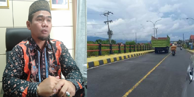 Ketua DPRD Fajran Minta Dishub Awasi Truk yang Melintas di Jembatan Kerinduan