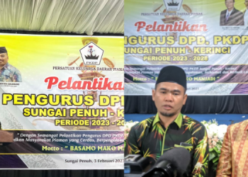 Ketua DPRD H Fajran Hadiri Pelantikan PKDP