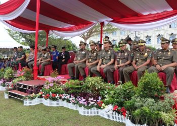 Pj Bupati Bachyuni Hadiri Upacara HUT Satpol PP dan Damkar Tingkat Provinsi Jambi