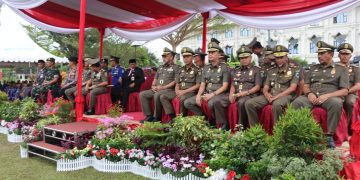 Pj Bupati Bachyuni Hadiri Upacara HUT Satpol PP dan Damkar Tingkat Provinsi Jambi