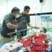 Pj. Bupati Bachyuni Bersama Sekda Menjenguk Warga Suka Damai di Serang Beruang