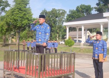 Sekda Muaro Jambi Pimpin Upacara Hari Kesadaran Nasional