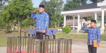 Sekda Muaro Jambi Pimpin Upacara Hari Kesadaran Nasional