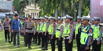 Wabup Merangin Hadiri  Gelar Apel Pasukan Operasi Ketupat di Polres Merangin