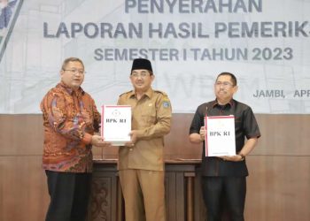 Pemkab Tanjab Barat Kembali Dapatkan Penghargaan Opini WTP dari BPK RI Perwakilan Jambi