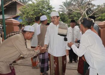 Bupati dan Wabup Tanjab Barat Safari Ramadhan ke Desa Brasau Kecamatan Tungkal Ulu