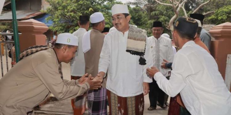Bupati dan Wabup Tanjab Barat Safari Ramadhan ke Desa Brasau Kecamatan Tungkal Ulu