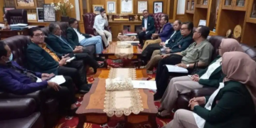 Ketua DPRD Edi Purwanto Terima Audiensi IDI Wilayah Jambi Bahas RUU Kesehatan Omnibuslaw