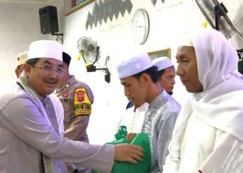 Bupati Anwar Sadat Safari Ramadhan di Masjid Nurul Iman Kuala Tungkal