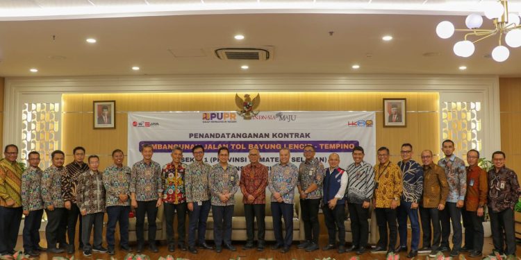 Kontrak ditandatangani,  Pembangunan Jalan Tol Trans Sumatera di Sumsel-Jambi Segera Dimulai 