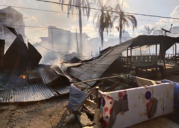Barang Dagangannya Habis Ludes dilalap Api, Pedagang di Kantin PKK Merangin Hanya Bisa Pasrah