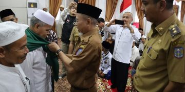 347 Jamaah Calon Haji Merangin dilepas  oleh Bupati H. Mashuri Ke Tanah Suci Mekah