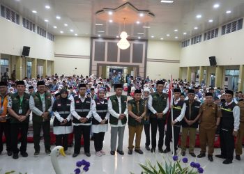 Gubernur Al Haris Lepas 373 Jemaah Haji Kloter Kedua Embarkasi Antara Provinsi Jambi