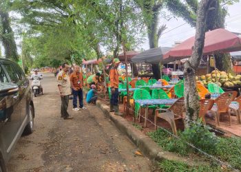 Lokasi Bekas Kebakaran di Kantin PKK Merangin di Pagar Kawat Berduri, Pedagang Pasrah