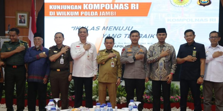 Gubernur Al Haris Puji Peran Kapolda Jambi Dalam Mengayomi Masyarakat