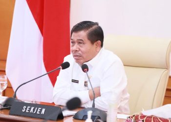 Sekjen Kemendagri Tegaskan Camat dan Lurah Harus Netral Dalam Hadapi Pemilu 
