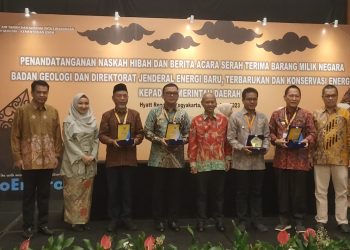 Bupati Merangin Tanda tangani Naskah Dana Hibah dan Berita Acara Serah Terima Barang Milik Negara