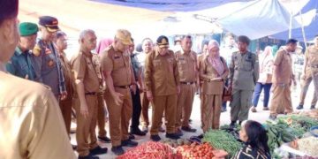 Jelang Idul Adha, Pemkab Muaro Jambi Sidak di Pasar Sengeti