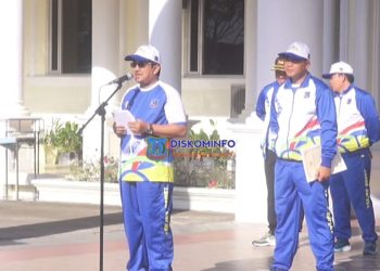 Lepas Kontingen Porprov XXIII Ke Kota Jambi Bupati Harapkan Tanjab Barat Raih Prestasi Sebanyak Mungkin