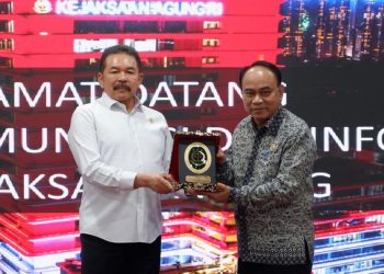 Silaturahmi dan Konsultasi Jaksa Agung dengan Menteri Komunikasi dan Informatika
