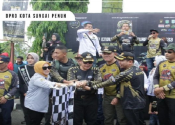 Ketua DPRD Hadiri Event Kota Sakti Enduro