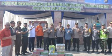 Sekda Muaro Jambi Tinjau Pos Pengamanan dan Pelayanan Lebaran 1444 H/2023