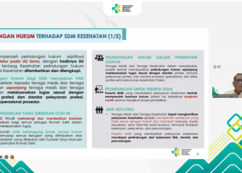 Dokter dan Nakes Tak Bisa Serta Merta Dipidana Dalam UU Kesehatan
