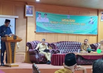 Wabup Merangin Buka Sosialisasi Peraturan Bupati Nomor 20 Tahun 2023