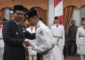 31 Anggota Paskibraka Merangin 2023 dikukuhkan Wakil Bupati Nilwan Yahya 