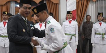 31 Anggota Paskibraka Merangin 2023 dikukuhkan Wakil Bupati Nilwan Yahya 