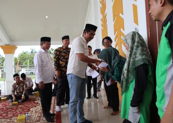 Kedatangan Kafilah Merangin Ikuti MTQ ke-52 Tahun 2023 disambut  oleh Bupati dan Wabup