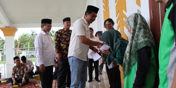Kedatangan Kafilah Merangin Ikuti MTQ ke-52 Tahun 2023 disambut oleh Bupati dan Wabup