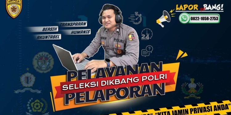 Buka Seleksi Dikbangpimti 2024, SSDM Polri Luncurkan Layanan “Laporbang”, Ini Nomor WhatsApp