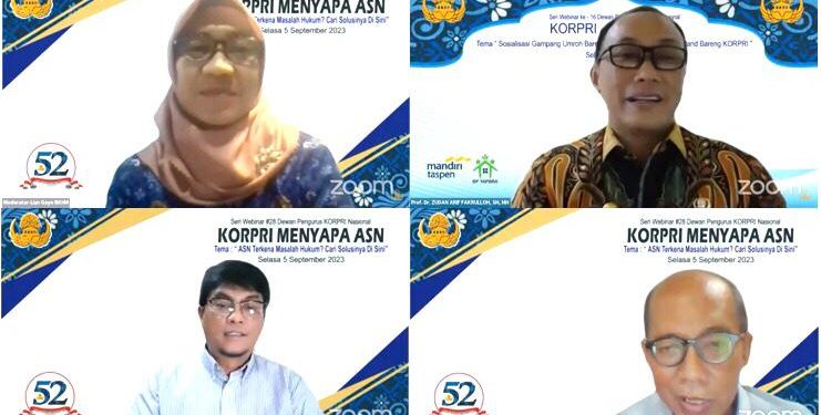 Ketua Umum  Korpri Minta Kementerian PAN RB Percepat Pengesahan PP Bantuan Hukum ASN