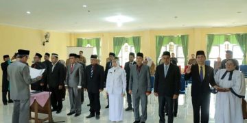 Sekda Lantik 16 Orang Pejabat Struktural di Lingkup Pemerintah Tanjab Barat