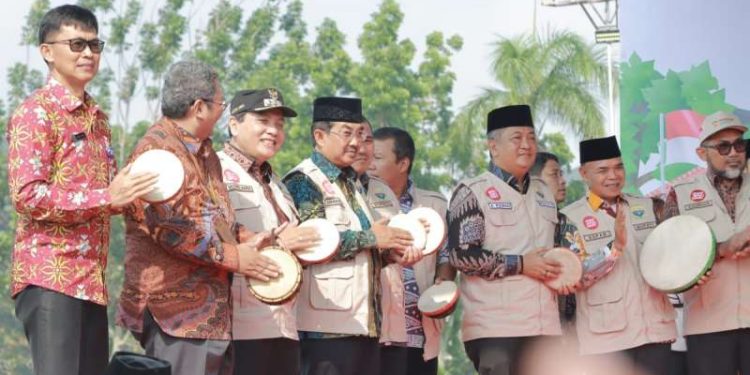 Bupati Tanjab Barat Hadiri Langsung Pembukaan Roadshow Bus KPK 2023
