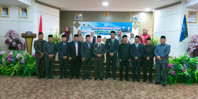 Enam Jabatan Esselon Dua Hasil Lelang di Lantik Bupati Merangin, Ini Penyebab Inspektur Belum dilantik 